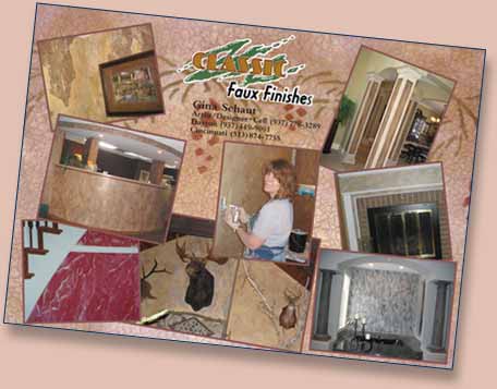 Calssic Faux Finishes Postcard